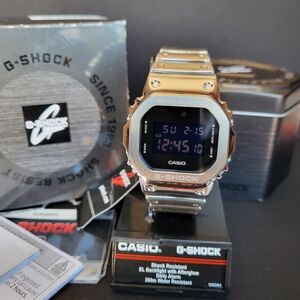 NEW!! G-SHOCK WATCH ⌚️ GM-5600YM STAINLESS STEEL,G STEEL FINE METALLIC SERIES